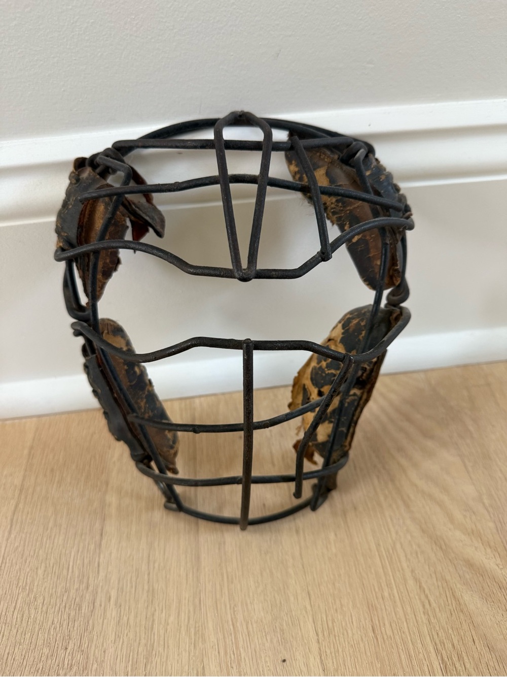 Vintage Metal Cage Baseball Catchers Mask 19th century RARE